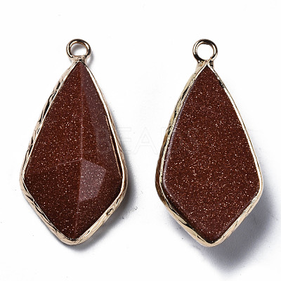Synthetic Goldstone Charms G-Q998-029E-1