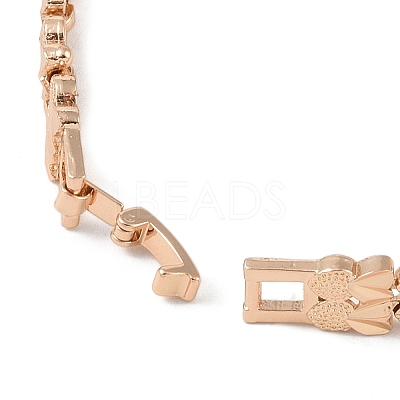 Brass Link Chain Bracelets for Women Men BJEW-P324-01C-KCG-1