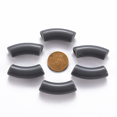 Opaque Acrylic Beads MACR-S372-001B-S037-1