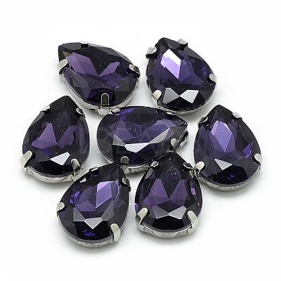 Sew on Rhinestone RGLA-T035-13x18mm-17-1
