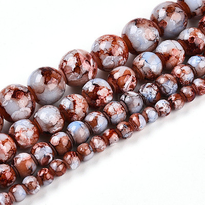 Baking Paint Glass Beads X1-DGLA-N003-6mm-A03-1