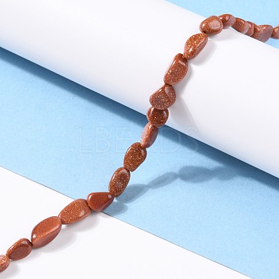 Synthetic Goldstone Beads Strands G-G018-14A-1