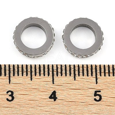 304 Stainless Steel European Beads STAS-Z090-03P-01-1