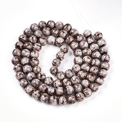 Baking Paint Glass Beads X1-DGLA-N003-10mm-A05-1
