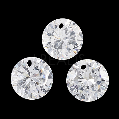 Cubic Zirconia Charms ZIRC-N033-C-09-1