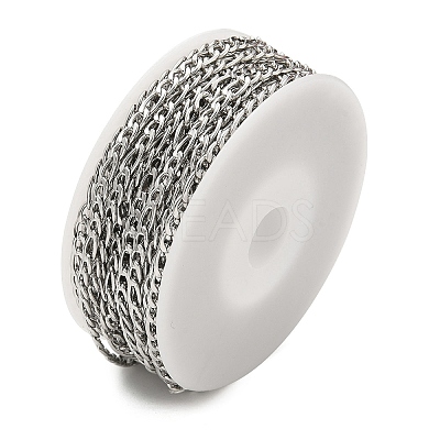 Tarnish Resistant 304 Stainless Steel Figaro Chains CHS-H007-30P-1