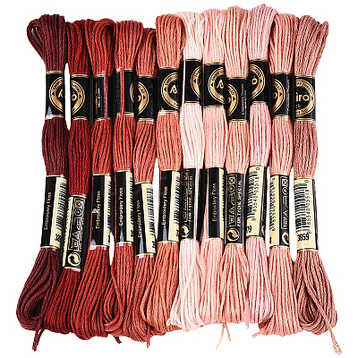 6-Ply Polyester Embroidery Floss OCOR-WH20074-01A-09-1