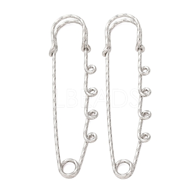304 Stainless Steel Safety Pins Brooch Findings STAS-C181-01F-P-1