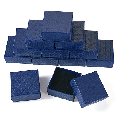 Rhombus Textured Cardboard Gift Storage Boxes CON-TAC0010-03B-02-1