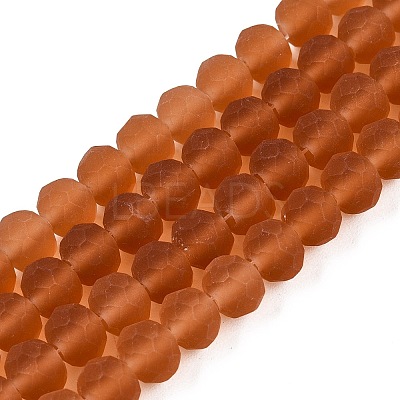 Transparent Glass Beads Strands EGLA-A044-T6mm-MD04-1