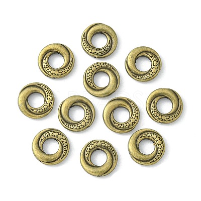 Tibetan Style Alloy Donut Bead Frames LS-TIBEB-5723-AB-NR-1
