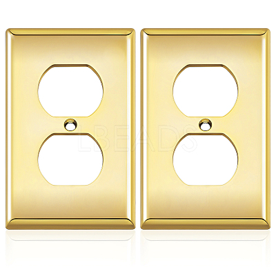 ABS Plastic Receptacle Outlet Wall Plate AJEW-WH0410-464A-01-1