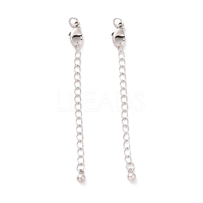 925 Sterling Silver Chain Extenders STER-D036-43AS-1
