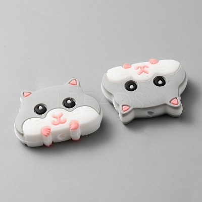 Hamster Silicone Beads SIL-WH0001-59-1
