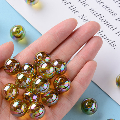 Transparent Acrylic Beads MACR-S370-B16mm-737-1