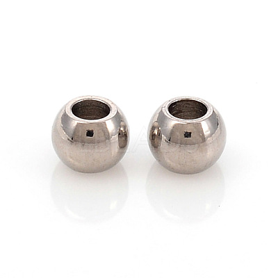 Non-Tarnish 304 Stainless Steel Spacer Beads STAS-L244-09C-P-1