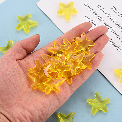 Transparent Acrylic Beads TACR-S154-58B-916-1