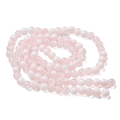 Crackle Glass Beads X1-GLAA-U001-8mm-12-1