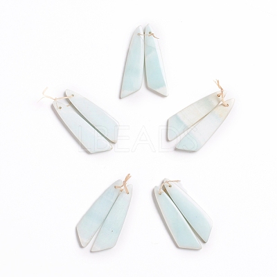 Natural Hemimorphite Pendants G-G827-04R-1