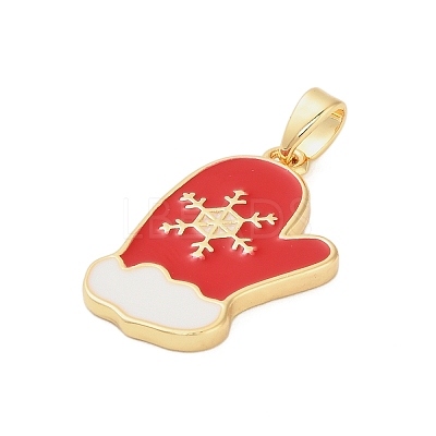 Brass Enamel Pendants LS-KK-B158-01G-1