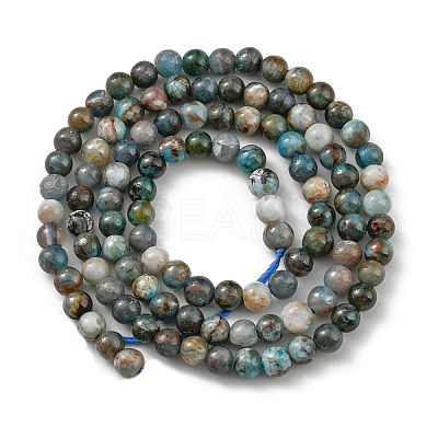 Round Natural Apatite Beads Strands G-K068-02-5mm-1