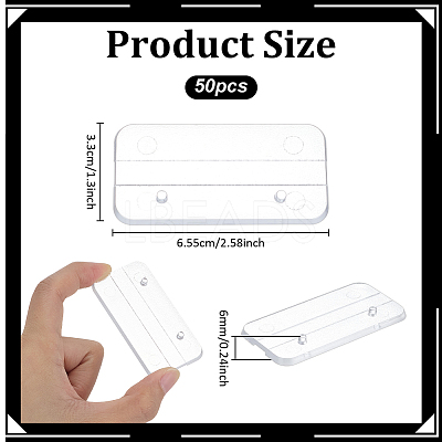 Acrylic Action Figure Display Pedestals ODIS-WH0038-233A-1