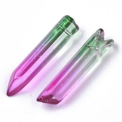 Two Tone Glass Beads GLAA-S167-13F-1