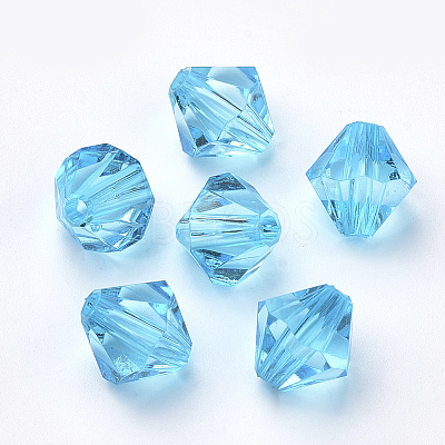 Transparent Acrylic Beads TACR-S146-4mm-M-1