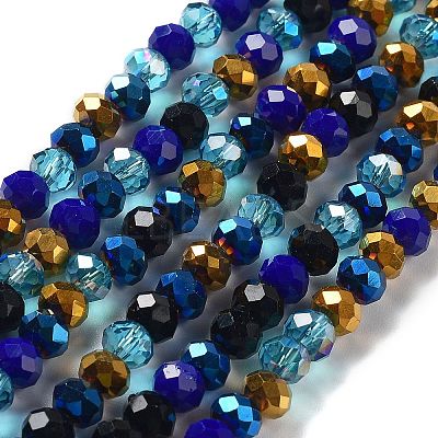 Glass Beads Strands EGLA-A034-M6mm-36-1
