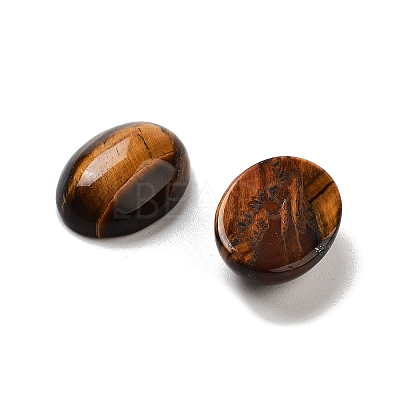 Natural Tiger Eye Cabochons G-G145-01B-56-1