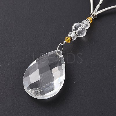 Teardrop Acrylic Beads Big Pendant Decorations HJEW-D029-01P-D-1