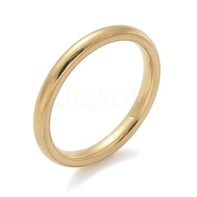 304 Stainless Steel Plain Band Rings STAS-I160-E-G-1