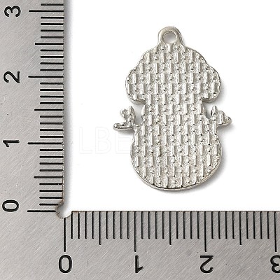 Winter Theme Alloy Enamel Pendants ENAM-M002-05N-P-1