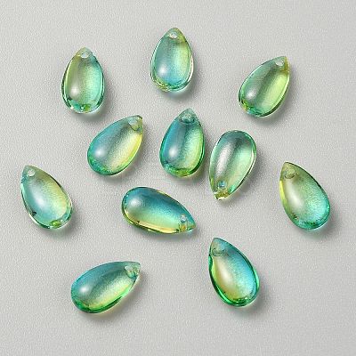 Glass Charms GLAA-WH0039-42B-1