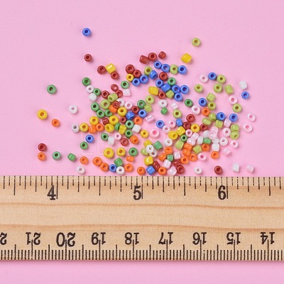 12/0 8 Colors Round Glass Seed Beads SEED-JP0007-14-1