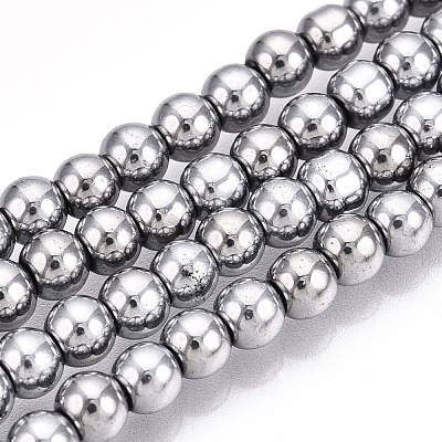 Electroplate Glass Beads Strands EGLA-T021-4mm-13B-1