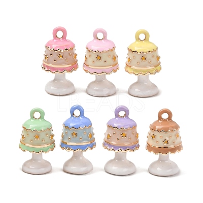Alloy Enamel Pendants AL-CBA90C6-04-1