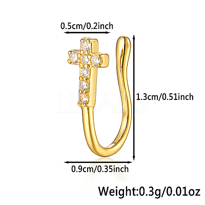 S925 Silver Flower Butterfly Rabbit Star Nose Clip Fashion Jewelry MA2524-5-1