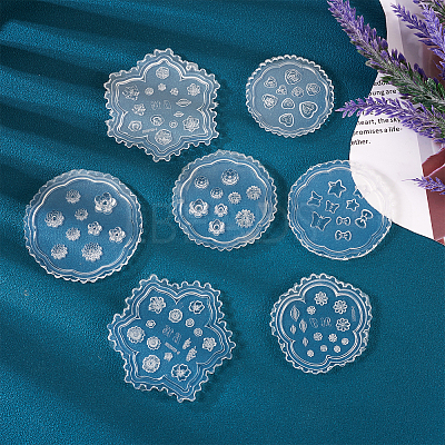 7Pcs 7 Style Nail Art Silicone Molds MRMJ-TA0001-19-1