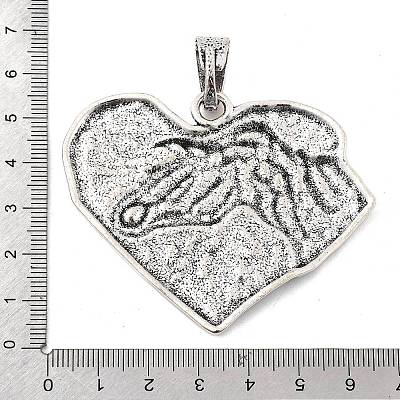 Tibetan Style Alloy Big Pendants PALLOY-D362-02AS-F-1