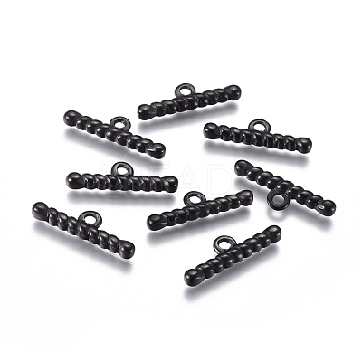 304 Stainless Steel Toggle Clasps Parts Ion Plating(IP) STAS-F241-07-B-1