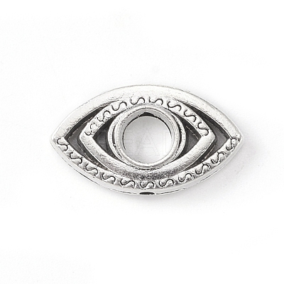 Tibetan Style Alloy Bead Frame LS-TIBE-WH0002-08AS-1
