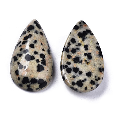 Natural Dalmatian Jasper Cabochons G-N326-72J-1