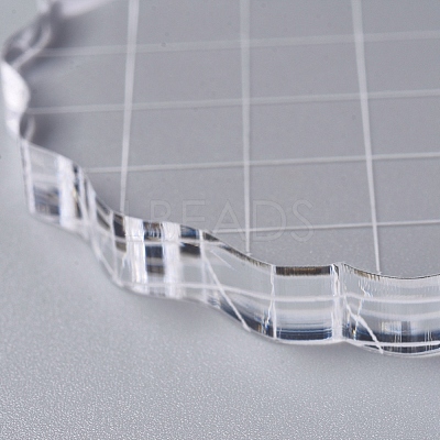Acrylic Stamping Blocks Tools X-OACR-WH0003-26C-1