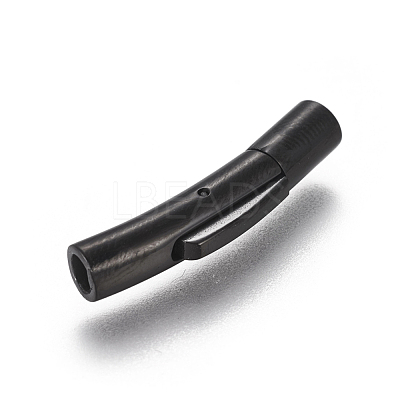 304 Stainless Steel Bayonet Clasps STAS-I013-3mm-B-1-1