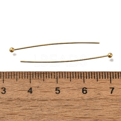 Brass Ball Head Pins KK-H502-03O-G-1