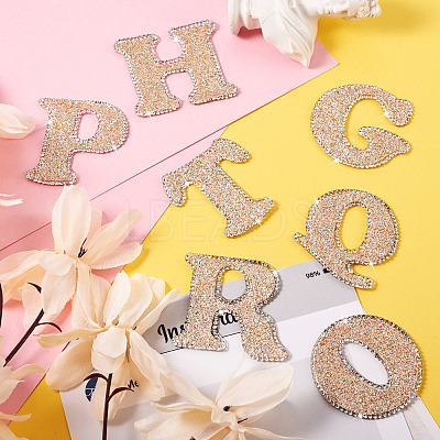 26 Letters Cloth Iron/Sew on Patches PJ-TAC0004-04B-1