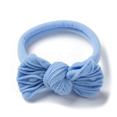 Bowknot Nylon Elastic Hair Ties OHAR-D010-02-1