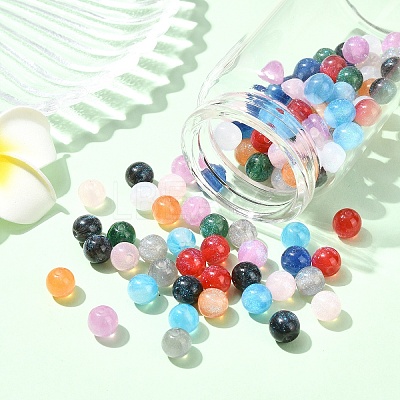 20Pcs Round Imitation Cat Eye Resin Beads RESI-YW0004-43A-1