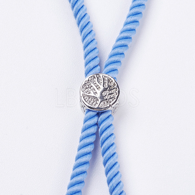 Nylon Twisted Cord Bracelet Making X-MAK-F018-03P-RS-1